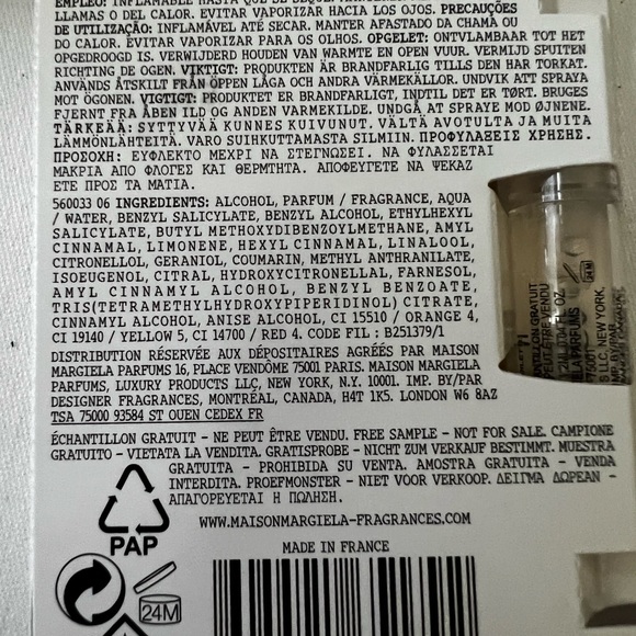 Replica Maison Margiela eau de toilette - Picture 5 of 6
